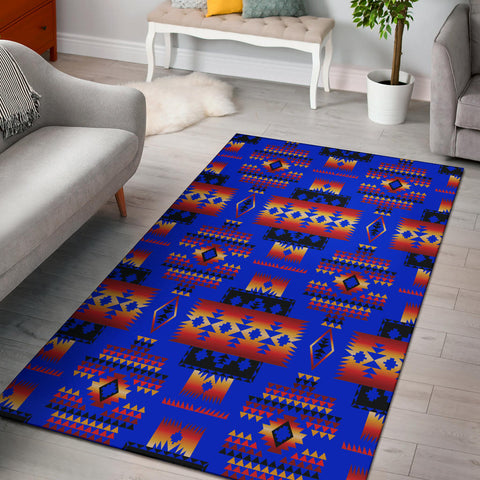 Powwow Store gb nat00046 06 dark blue native tribes pattern native american