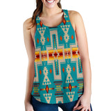 Powwow Store gb nat00062 05 turquoise tribe design native american womens racerback tank 1