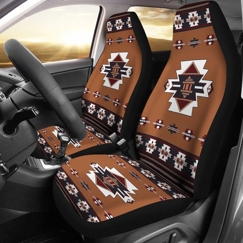 Native Temple Symbol Native American Car Seat Covers