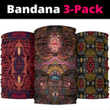 Powwow Store floral patterns bandana 3 pack new