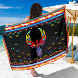 Phoenix Rising Native American Design Sarongs