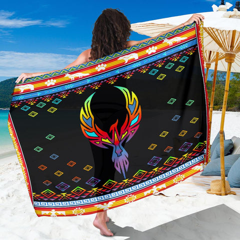 Phoenix Rising Native American Design Sarongs - Powwow Store