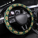 Powwow Store gb nat00114 turquoise native american steering wheel cover