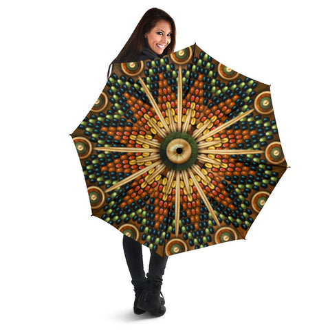Mandala Color Native American Umbrella