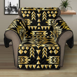 Powwow StoreGBNAT00566 Seamless Yellow Pattern 28" Recliner Sofa Protector