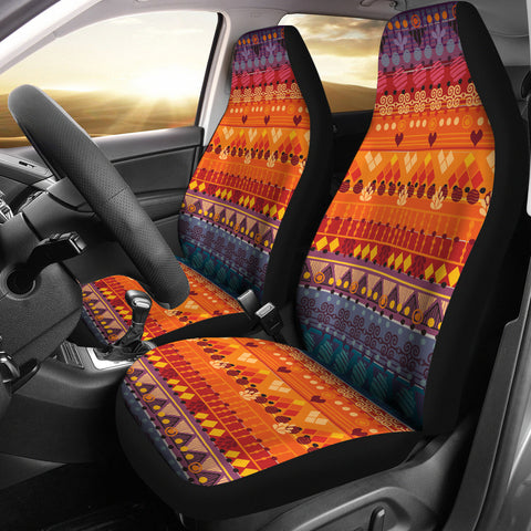 GB-NAT00592 Tribal Seamless Pattern Car Seat Cover