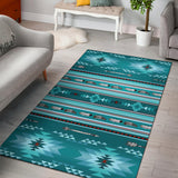 Powwow Store gb nat00602 blue light pattern area rug