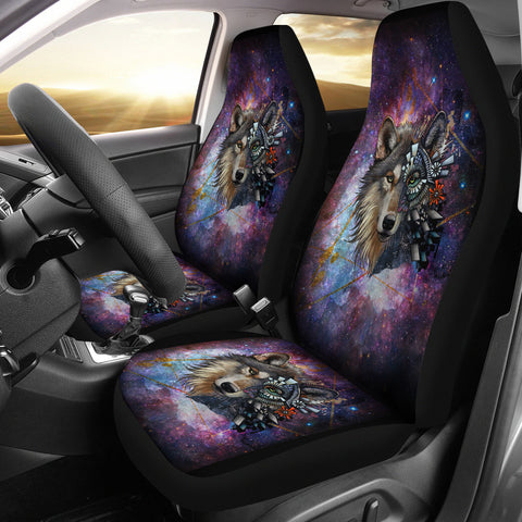 CSC-0009 Wolf Head Galaxy Car Seat Covers