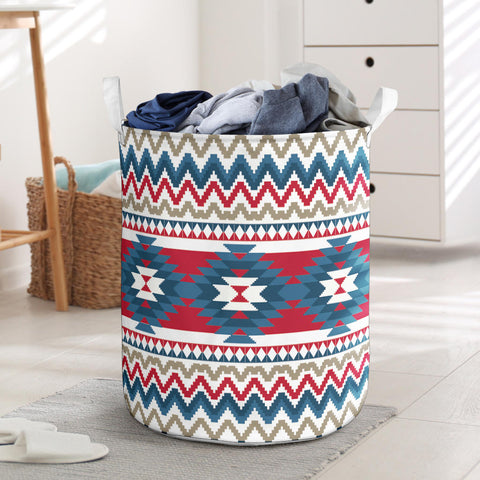 Powwow StoreLB0018 Pattern Native American Laundry Basket