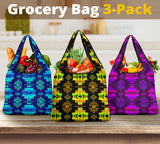 Powwow StorePattern Grocery Bag 3Pack SET 38