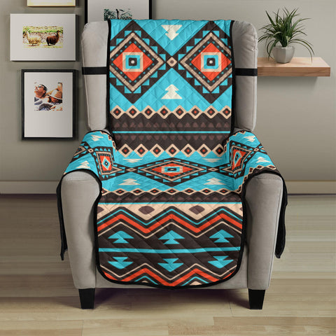 Powwow Store gb nat00319 tribal line shapes ethnic pattern 23 chair sofa protector