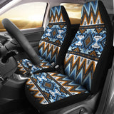 Powwow Store gb nat00613 retro colors tribal seamless car seat cover