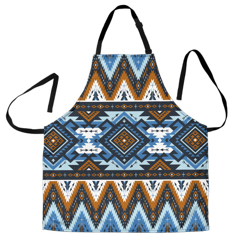 Powwow Store gb nat00613 retro colors tribal seamless apron