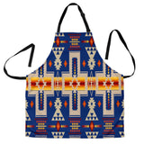 Powwow Store gb nat00062 04 navy tribe design native american apron