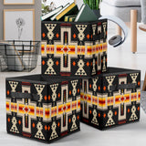 Powwow Store gb nat00046 02 black pattern storage cube