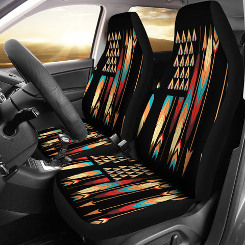 Powwow Store gb nat00298 color feather arrows car seat covers