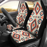 GB-NAT00389 Pink Geometric Pattern Car Seat Covers