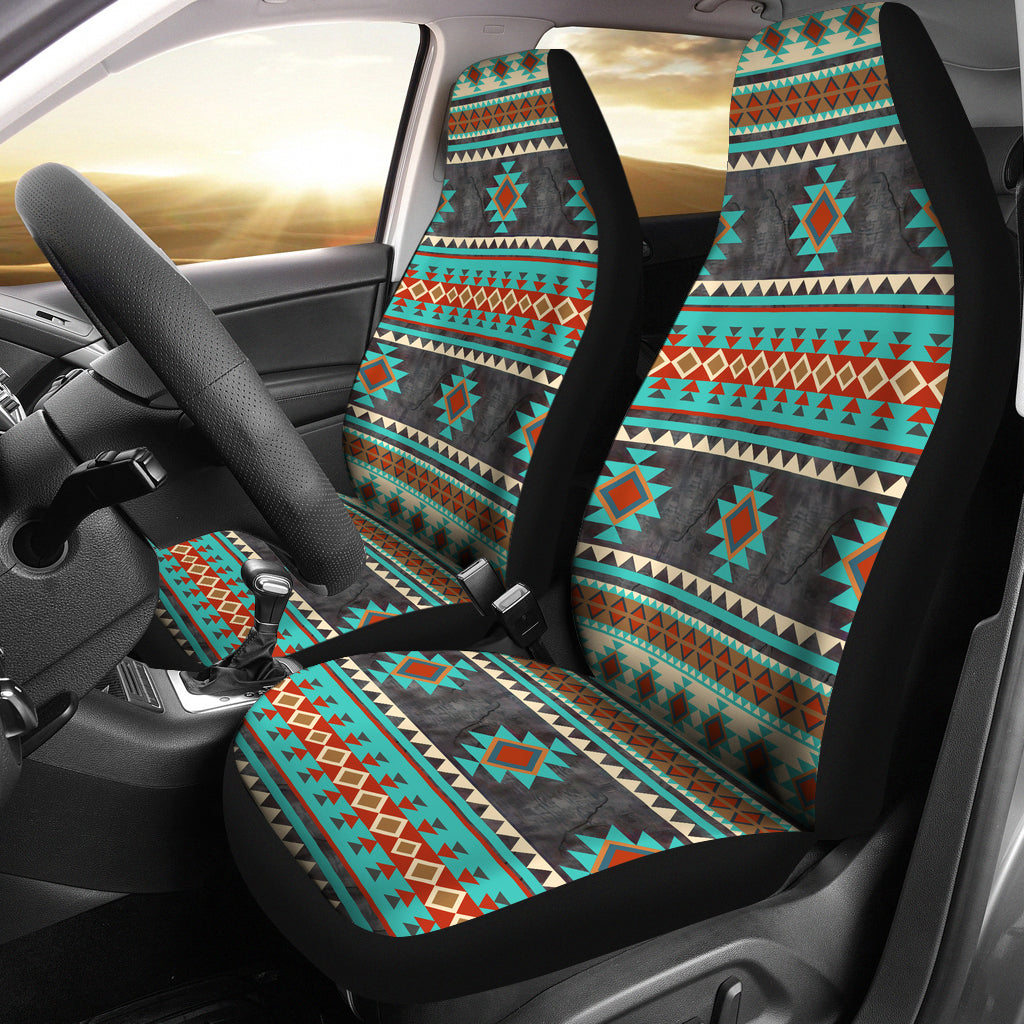 Powwow StoreCSA00049 Pattern Purple Native Car Seat Cover
