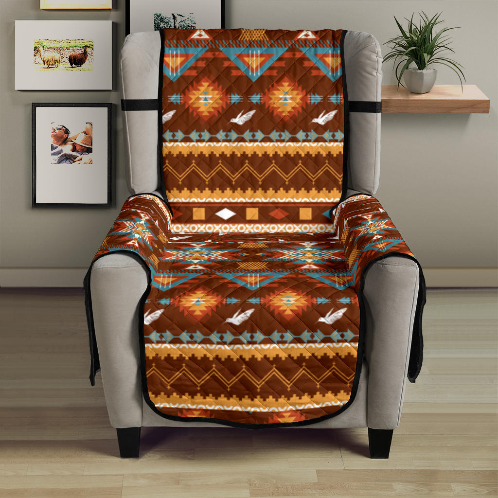 Powwow Store gb nat00580 pattern with birds 23 chair sofa protector