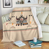 Native American Pride Bison Premium Blanket
