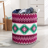 Powwow StoreLB0017 Pattern Native American Laundry Basket