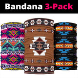 Powwow Store united tribes native american deisgn bandana 3 pack new