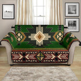 Southwest Green Symbol Native American 54" Chair Sofa Protector