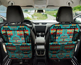 GB-NAT00046-01 Blue Native Tribes Pattern Car Back Seat Organizers