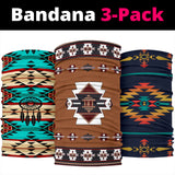 Powwow Store native southwest tribes native american design bandana 3 pack new