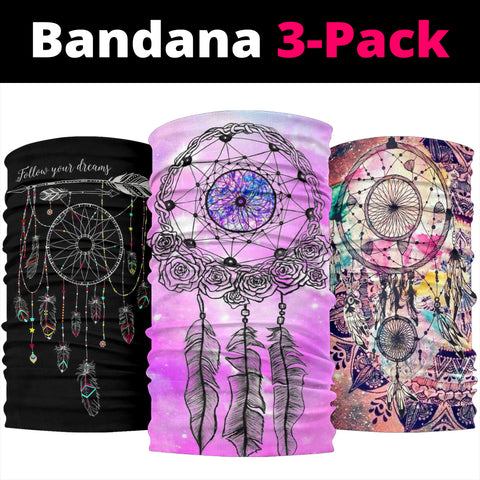 Pink Galaxy Bandana 3-Pack NEW
