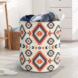 Powwow Store gb nat00389 pink geometric pattern laundry basket