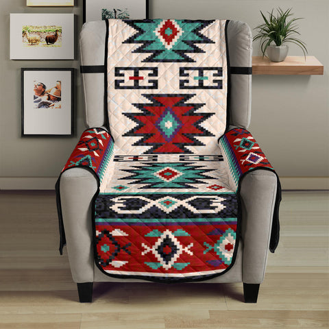 Powwow Store gb nat00370 geometric red pattern 23 chair sofa protector