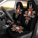 Native Bison Skull Native American Car Seat Covers