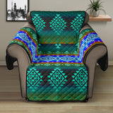 Powwow StoreGBNAT0068002 Pattern Blue Native 28" Recliner Sofa Protector