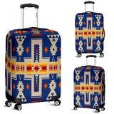 Powwow Store gb nat00062 04 navy tribe design native american luggage covers