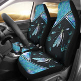 Powwow Store csa 004 blue light feather car seat covers