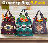 Pattern Grocery Bag 3-Pack SET 30