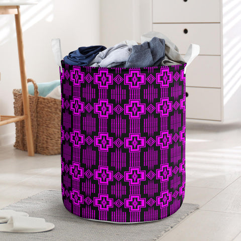 Powwow StoreLB002 Pattern Native Laundry Basket