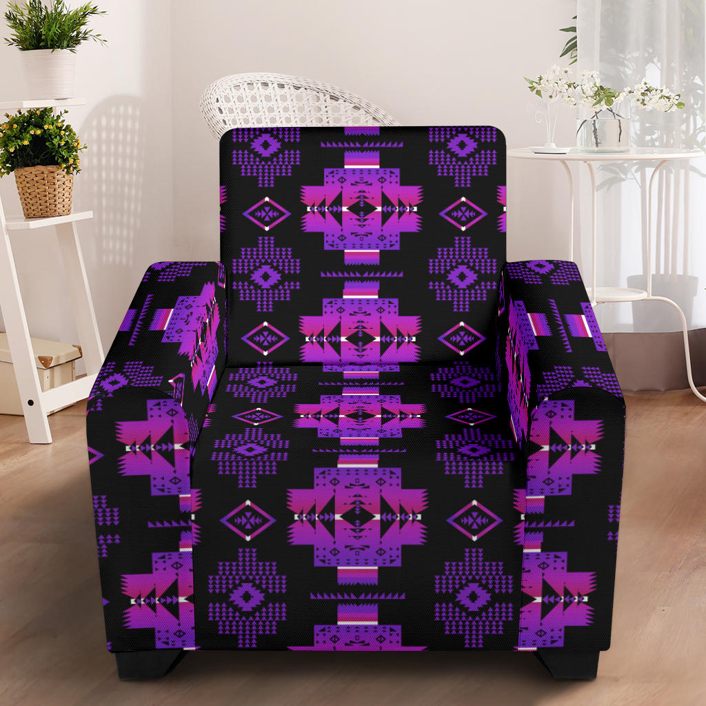 Powwow StoreGBNAT00720 Pattern Native 43" Chair Slip Cover
