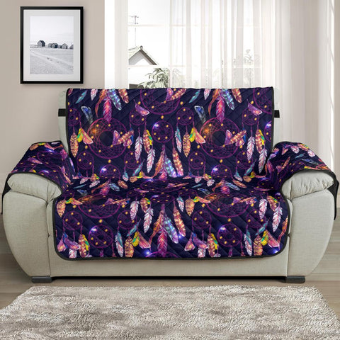 Purple Dreamcatcher Feather Chair Sofa Protector - Powwow Store