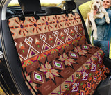 Powwow StorePSC0015  Pattern Native Brown Pet Seat Cover