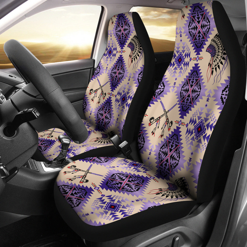 Powwow StoreGBNAT00744 Pattern Native  Car Seat Cover