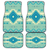 Powwow Store gb nat00599 pattern ethnic native front and back car mats set of 4