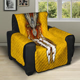 Owl Yellow Native American 23" Recliner Sofa Protector