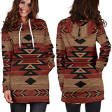 Powwow Store gb nat00334 02 red arrow hoodie dress