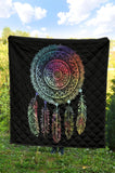 Mandala Dreamcatcher Native American Premium Quilt