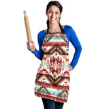 Powwow Store gb nat00540 red vector tribal native apron