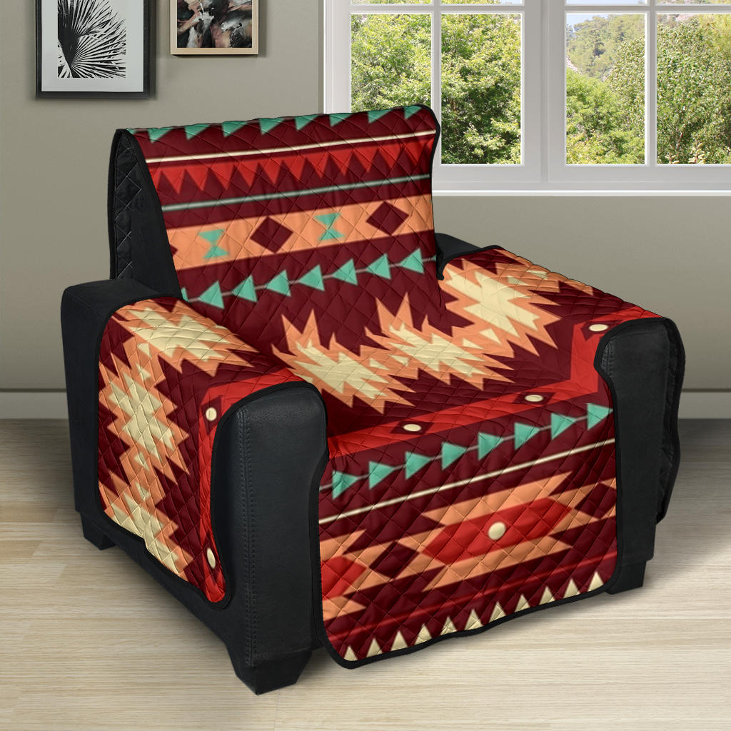 Powwow Storegb nat00510 red ethnic pattern 28 recliner sofa protector