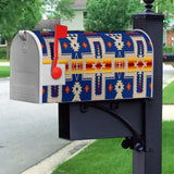 GB-NAT00062-04 Navy Tribe Design Mailbox Cover