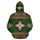 Southwest Green Symbol Native American All Over Hoodie